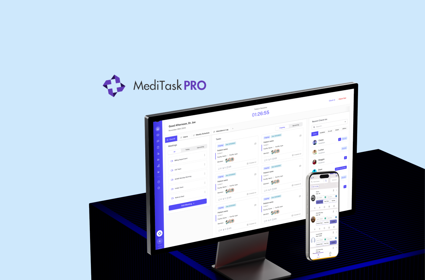 MediTask Pro: Healthcare Workflow Automation