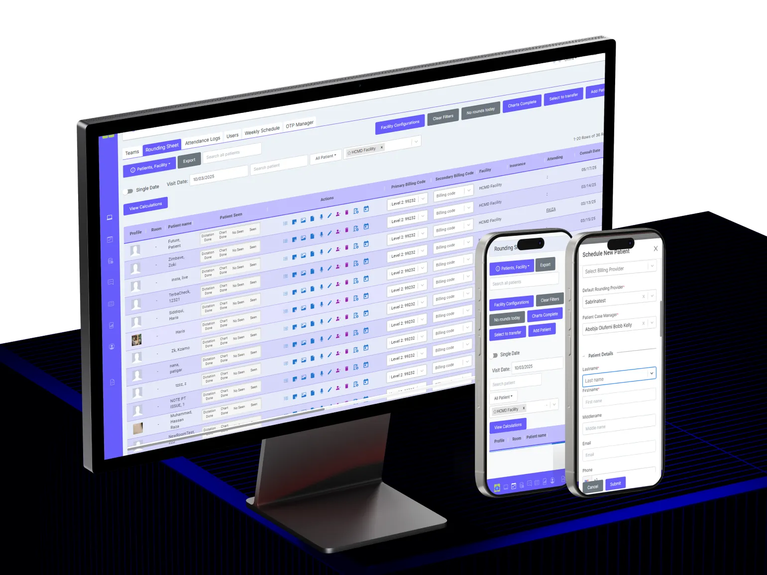 HCMD Rounds: Real Time Patient Monitoring